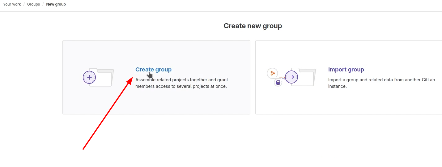 Create Group in GitLab 2